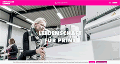 Desktop Screenshot of druckzentrum-flensburg.de